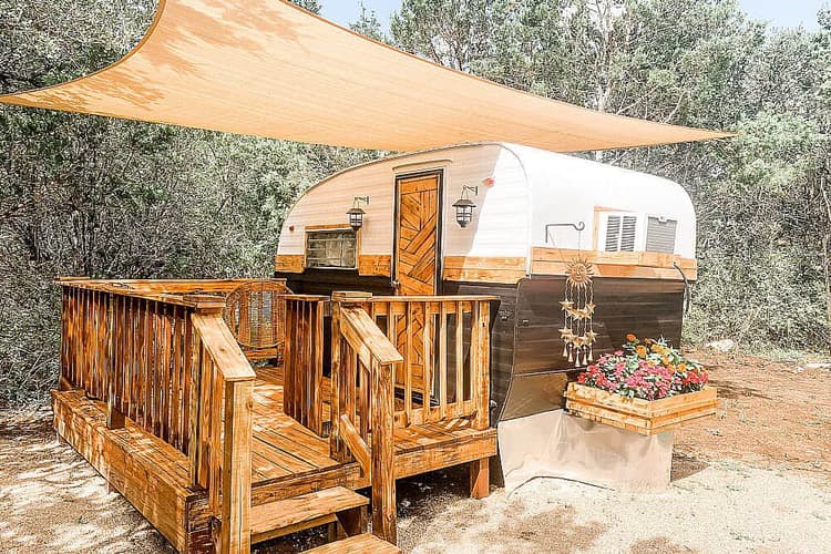 Private Sun Chaser Vintage Trailer